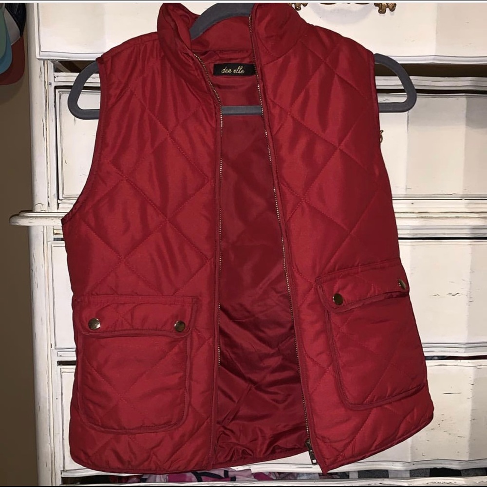 Red boutique vest